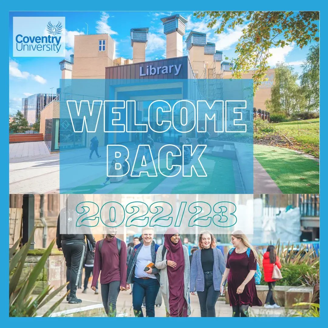 CovUniSust's tweet photo. A very warm welcome to all our new and returning #students and #staff from the Environment Team! We hope you have had a fantastic break and are ready and recharged to begin your first semester of the 2022/2023 academic year! #returningstudents #university @cusu @covunilibrary https://t.co/SsVJIYbzLh