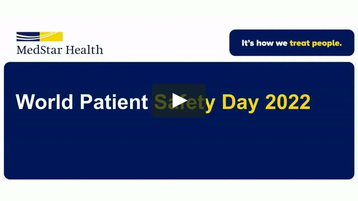 MedStar Institute for Quality and Safety (@medstariqs) on Twitter photo <a href="/medstariqs/">MedStar Institute for Quality and Safety</a> is excited to kick off #WorldPatientSafetyDay on Sept. 17th. Watch this video to learn more about medication safety! buff.ly/3RISHeE.
<a href="/MedicalHFE/">Medical HumanFactors</a> <a href="/WalkForPtSafety/">David Mayer MD</a> <a href="/TerryFairbanks/">Rollin J (Terry) Fairbanks</a> <a href="/RajRatwani/">Raj Ratwani, PhD</a> <a href="/medstariqs/">MedStar Institute for Quality and Safety</a> is excited to kick off #WorldPatientSafetyDay on Sept. 17th. Watch this video to learn more about medication safety! buff.ly/3RISHeE.
<a href="/MedicalHFE/">Medical HumanFactors</a> <a href="/WalkForPtSafety/">David Mayer MD</a> <a href="/TerryFairbanks/">Rollin J (Terry) Fairbanks</a> <a href="/RajRatwani/">Raj Ratwani, PhD</a>