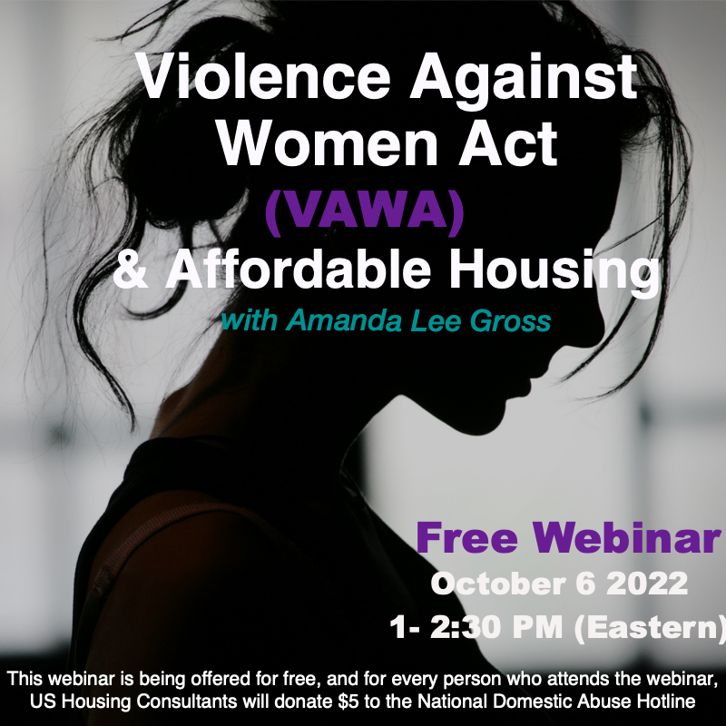 ushousing's tweet photo. October is National Domestic Violence Awareness month. In recognition of this, US Housing Consultants is presenting a free webinar by Amanda Lee Gross on October 6, 2022, on VAWA in Affordable Housing Program.

Registration is now open!!!

https://t.co/MQVLDhTAjy https://t.co/PN4BvFhkla