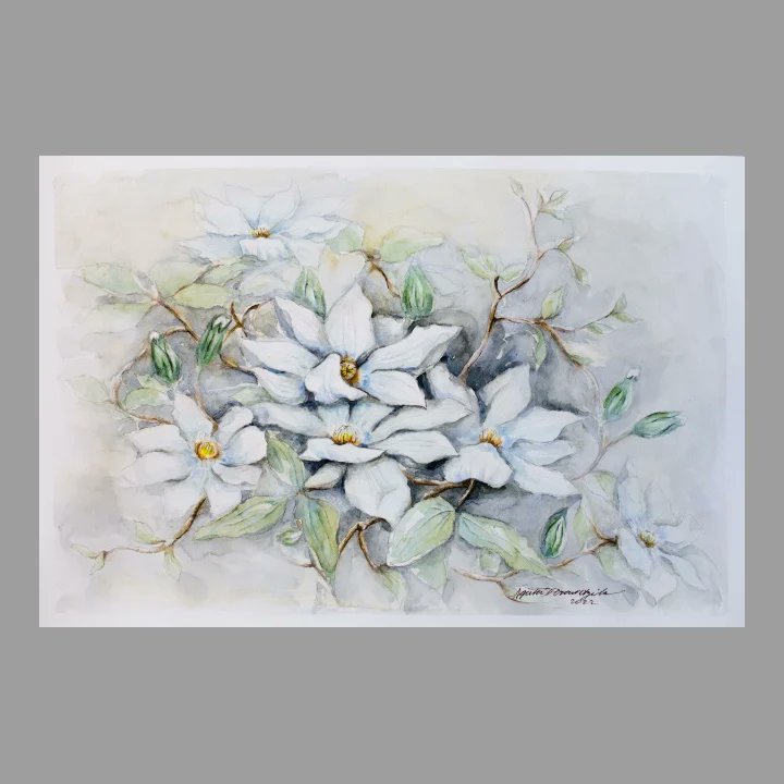 agatadprawdzik's tweet photo. #originalart My original watercolor painting, floral on 300g watercolor paper, 2022.

#originalpainting #watercolor #Watercolourpainting #aquarelle #aquarellepainting #malarstwo #floralpainting #njart https://t.co/IrvymWhS8z