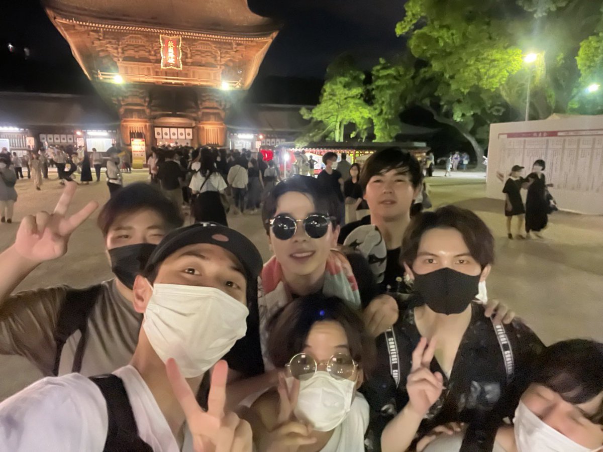 福岡の放生会っていうお祭りにリア友と行った！楽しかったぁ😆