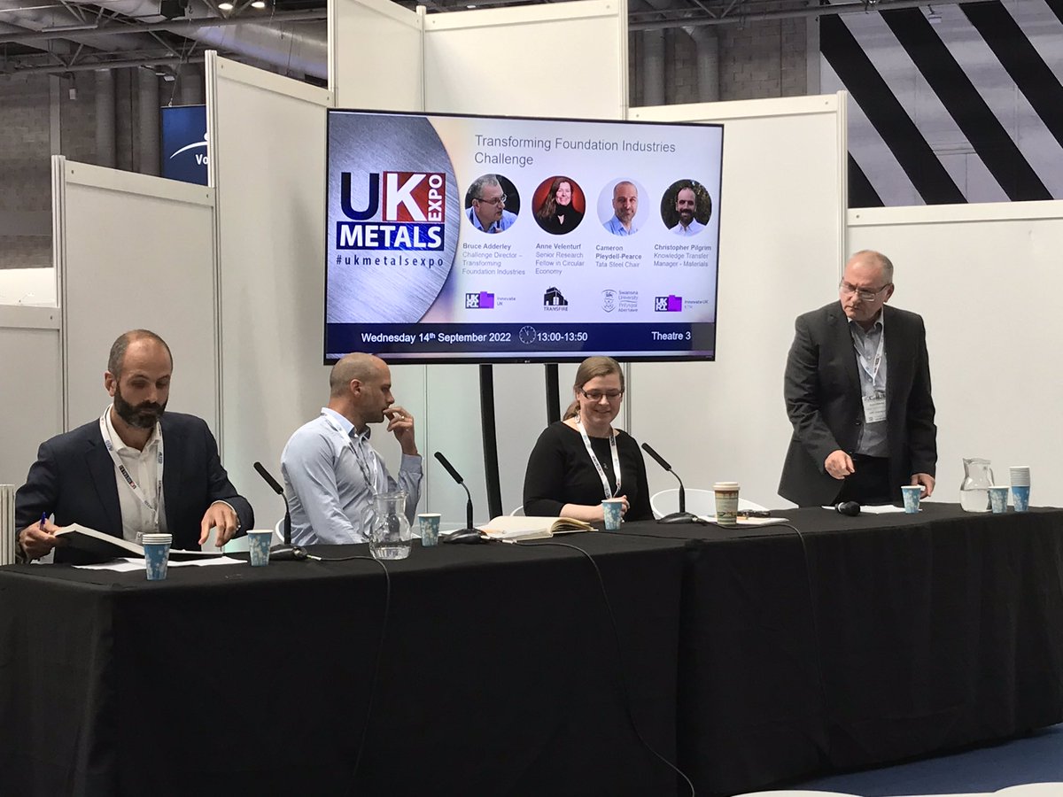 ElenTata's tweet photo. Great points raised by the panel - #Transforming #FoundationIndustries Challenge. @UK_Metals @SustainSteel @profcpp https://t.co/tTwlUGgJbR