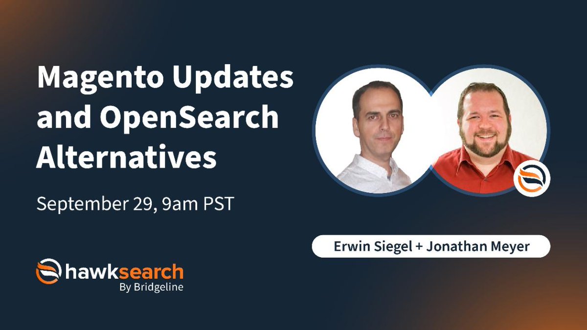 Magento Connector Updates and Alternatives to OpenSearch 

Visit for more info: lnkd.in/gqRAkxp6

#ecommerce #ecommerceevevnts #ecommercedevelopment #owners #magento2developers #magento2 #hiremagentodevelopers #findapro #Webdevelopment #webdesign #lookingforweb
#magento