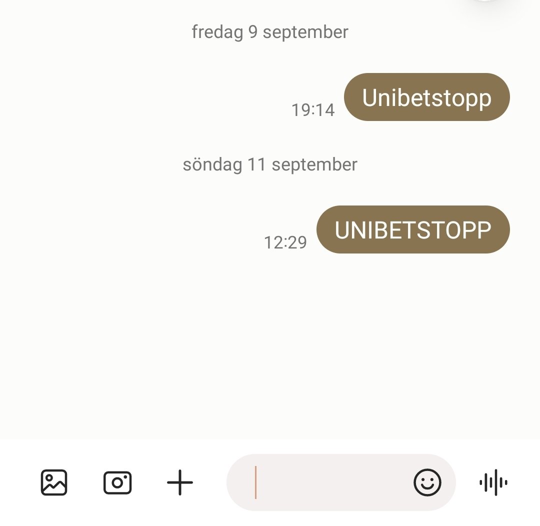 limpan1978's tweet photo. @Unibet_Sverige vad fan vill ni att jag ska göra för att inte få fler sms från er? https://t.co/u8Ec3U0PoK