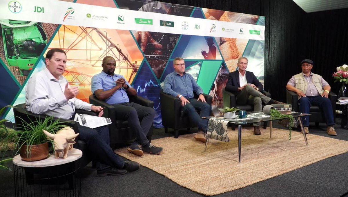 NationConverse's tweet photo. The 2nd session of @NationConverse is underway and the focus of the discussion is on #rural #revival. On the panel is Barend la Grange (#PriviledgeFoundation), @ivan2meyer (@WCGovAgri), Jannie Strydom (@AgriWesKaap), and Lennox Plaatjies (#SAPALS) #NIC2022 #NampoCape https://t.co/AX45a8GSXh