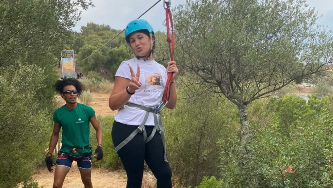 ceainjerez's tweet photo. Despedimos el verano de campamento con 43 menores del programa #CaixaProinfancia y 6 jóvenes que se formaron como monitores de ocio y tiempo libre en nuestro proyecto "Conéctate a tu entorno haciendo comunidad". Una experiencia inolvidable de aprendizaje 🌞
#CEAin @FundlaCaixa https://t.co/u2ZbR7vrqb