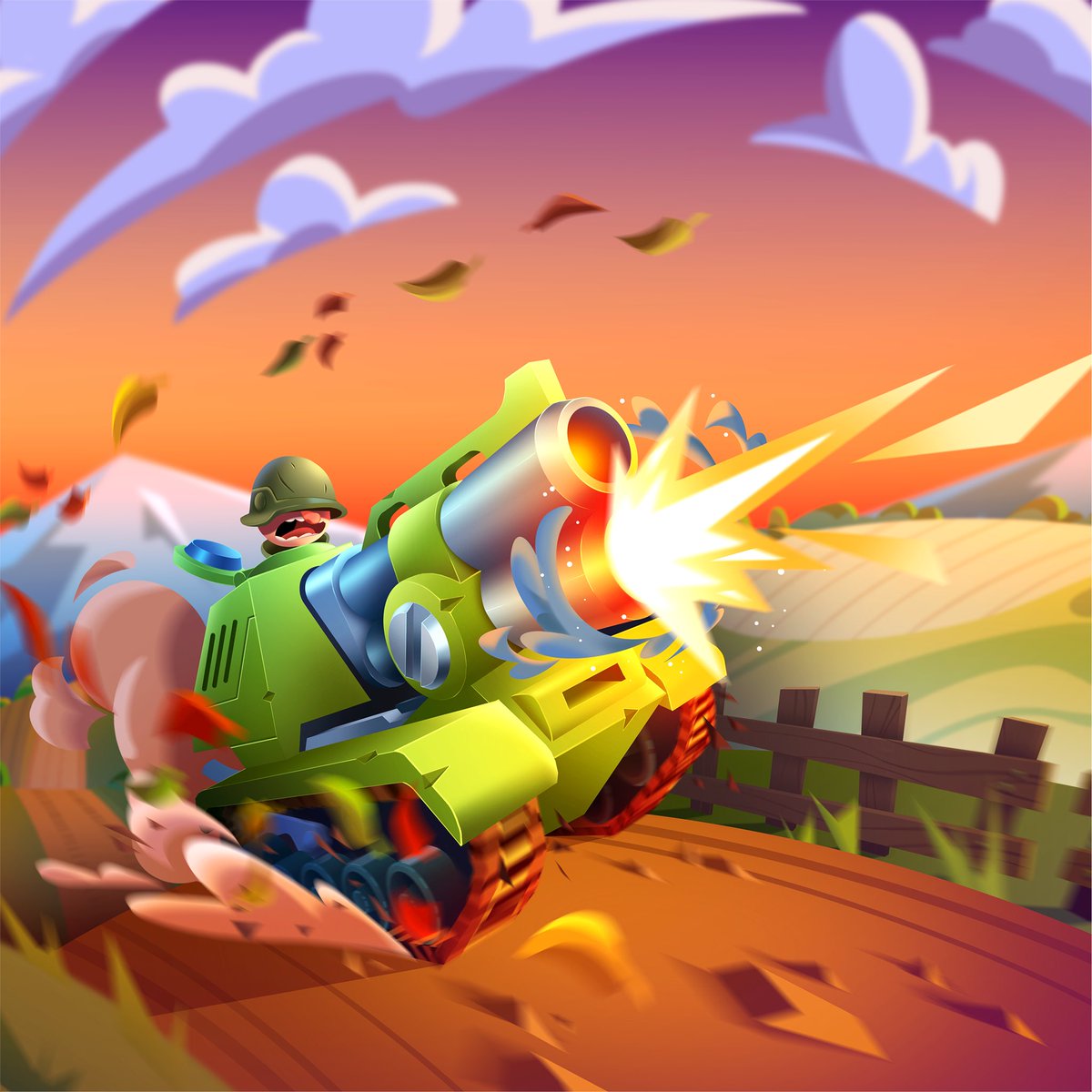 It’s a tank. And a shotgun. 🔥 The double-barreled mayhem machine, Buck, has arrived in Hills of Steel! 😎 Go play and get yours now! 🎮

hillsofsteel.page.link/Buck