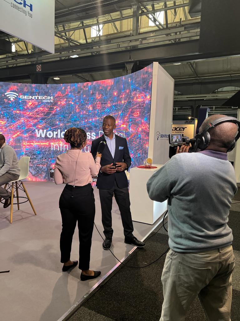 SentechLtd's tweet image. Our CEO, Mlamli Booi, live on SABC News &amp;amp; a glimpse of the experience around the SENTECH stand at GovTech 2022. 

#GovTech22
