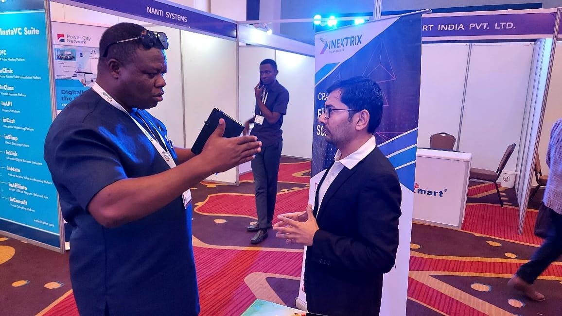 astpp_official's tweet photo. We are delighted to meet booth visitors who are interested in using #ASTPP: #1 Opensource VoIP Platform based on Freeswitch.Our executive
@nathwani_devang indulged in a productive discussion with a booth visitor.
.
#ASTPP #Freeswitch #Astrisk #VoIPplatform #ICTexpo #ghanaexpo https://t.co/O1qj7E8fvu