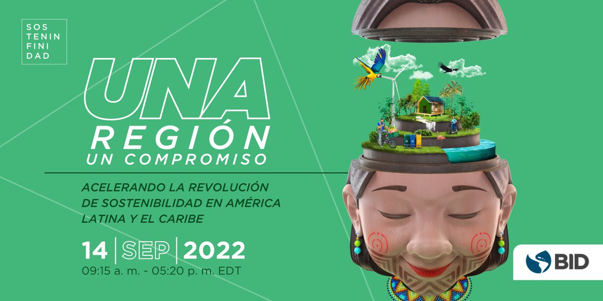 javiersalgadode's tweet image. En solo una hora, no te pierdas el evento #UnaRegión, Un Compromiso, donde a través de 6 paneles conversaremos sobre cómo acelerar la #RevolucióndelaSostenibilidad en América Latina y el Caribe. Únete aquí: lnkd.in/eQ-ZZNuH #cambioclimatico