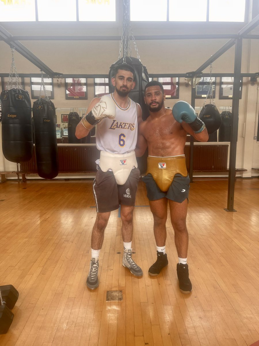 First spar of camp complete 👊🏾