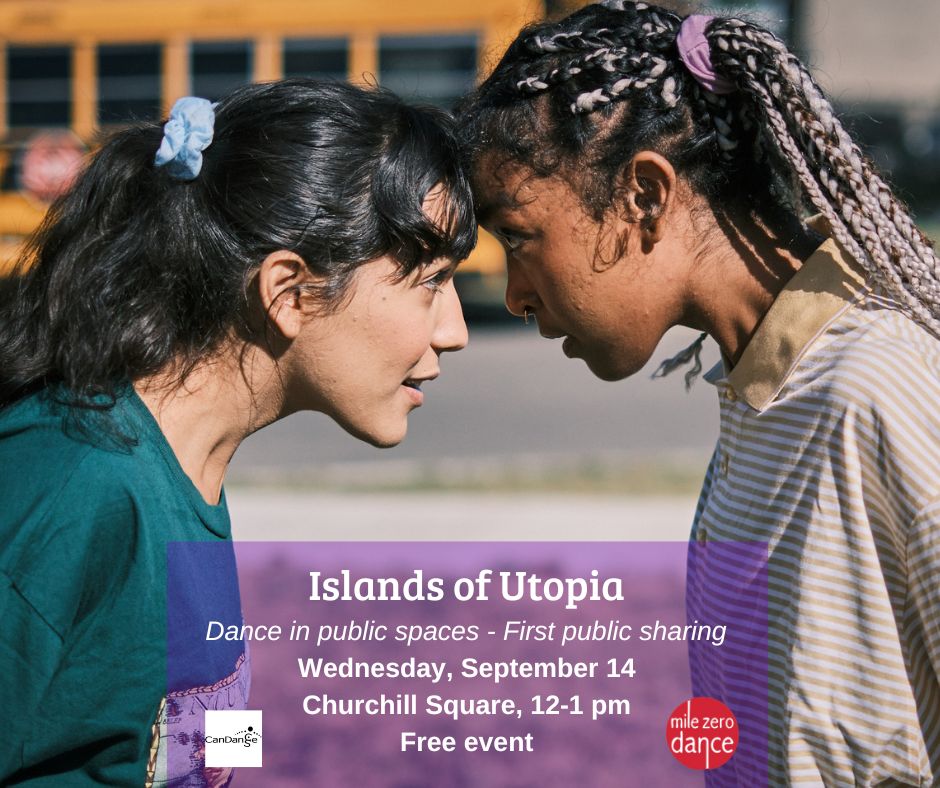 devi_vin's tweet image. Today is the first public performance of Islands of Utopia, a dance project created during The Creative Exchange Program, co-choreographer by Shammy Belmore &amp;amp; myself + an original music score by Aaron Macri. 

Come to Churchill Square and join us!