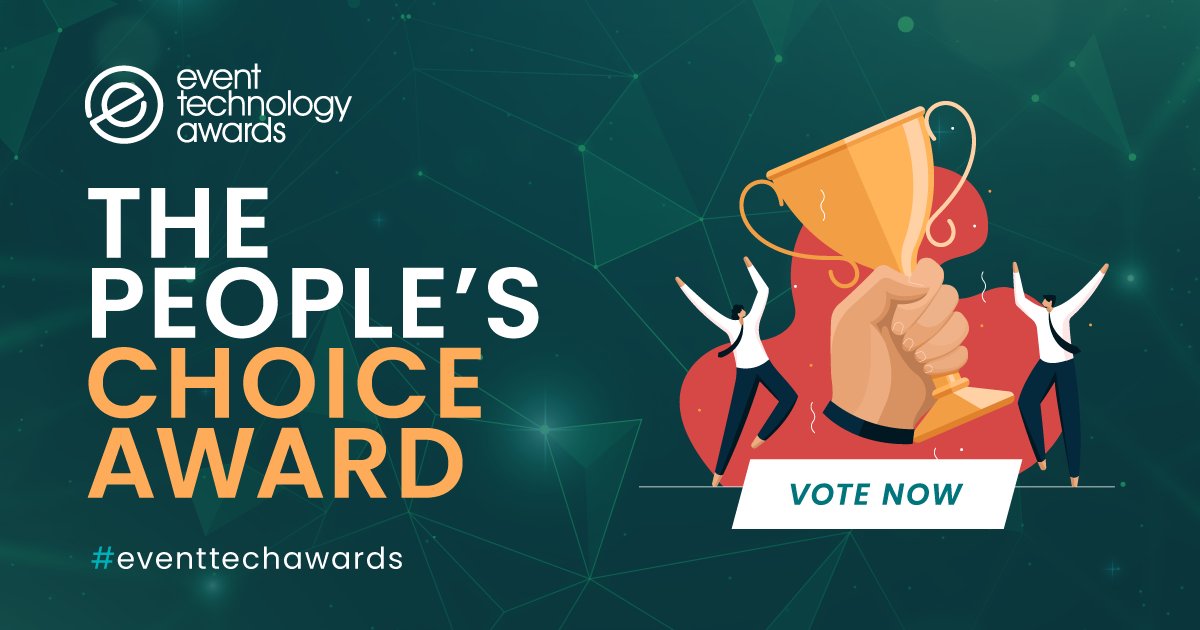 EventTechAwards's tweet photo. Voting is OPEN for the #EventTechAwards "People's Choice Award" 🥳

Finalists  - @weare2Heads, BW Events Tech, @crowdcomms, @networktables, @pixlevolution, @ServiceRobotsUK, @tagdigitaluk, @WhovaSupport 

Who's your favourite? Vote now - https://t.co/z6RDfxMsNi

#Eventprofs https://t.co/fIWelyqNK4