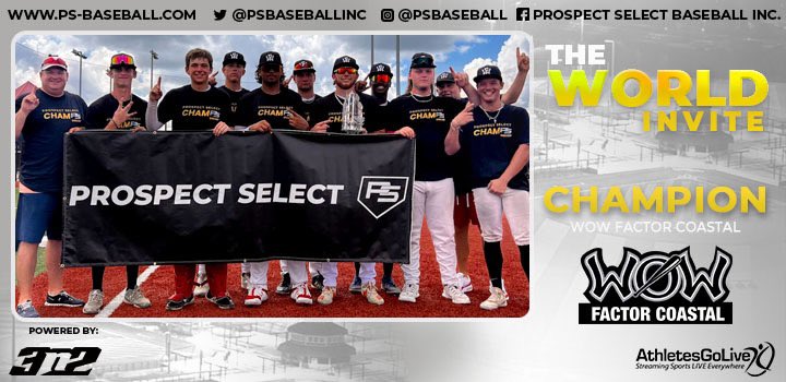 Prospect Select (@psbaseballinc) on Twitter photo Big time congratulations to our 2022 #WorldInvite Champions ⬇️
Wow Factor Coastal <a href="/WFPatriots/">Wow Factor Carolinas ⚾️</a>
NC based program battled it out with 9 guys on the final day to win one of the most competitive events in the country this fall #TheBestPlayHere Big time congratulations to our 2022 #WorldInvite Champions ⬇️
Wow Factor Coastal <a href="/WFPatriots/">Wow Factor Carolinas ⚾️</a>
NC based program battled it out with 9 guys on the final day to win one of the most competitive events in the country this fall #TheBestPlayHere