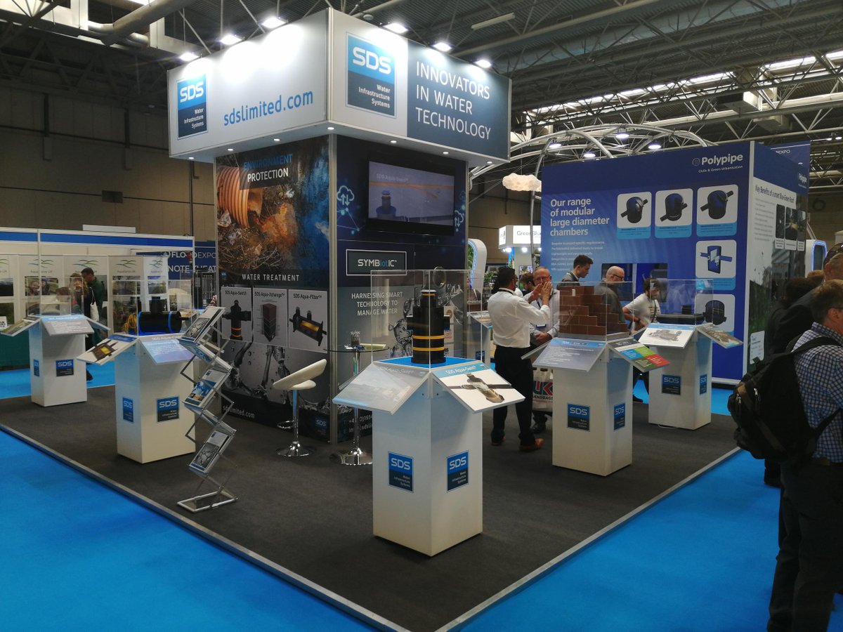 SDSWater's tweet photo. Pop over to stand FD-H40 at #FloodExpo22 to talk about #GEOlight #Weholite #AquaSwirl #AquaFilter #AquaXchange #RainWaterReuse #GreyWaterRecycling #Intellistorm #SYMBiotIC & #IntegratedWaterManagement https://t.co/7D7BbOSRsr
