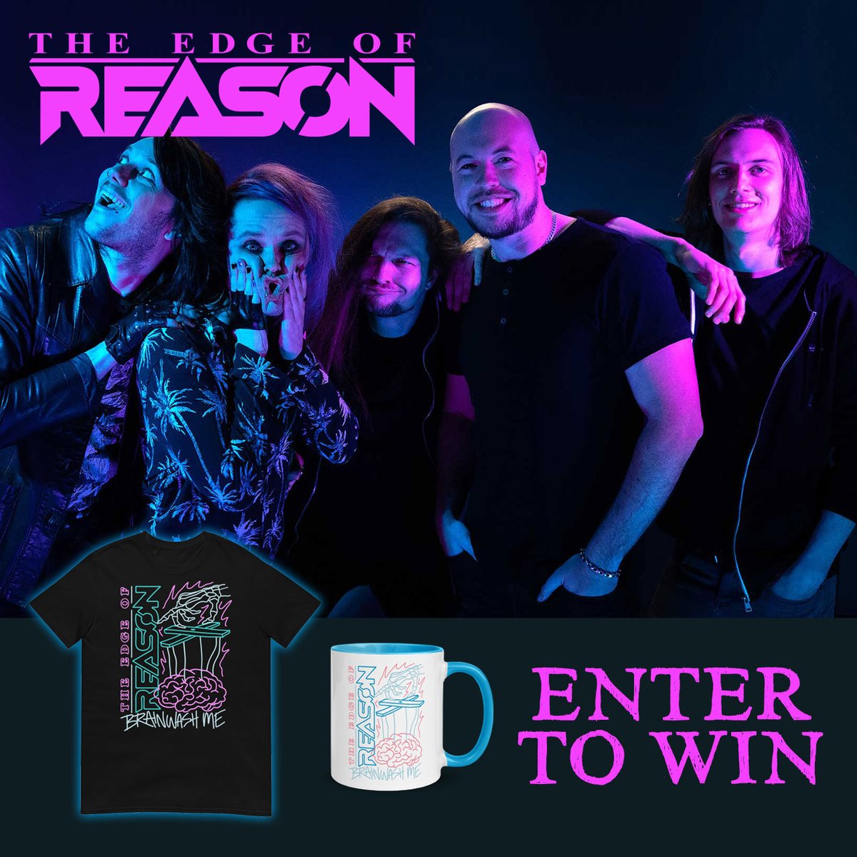⚡️ CONTEST ALERT
Enter to win one of two "Brainwash Me" merch bundle.
C L I C K >> teor.de/brainwash_me/c…  to enter now!

The track is out on Sept. 23 🤘

#newmusic2022 #rock #ContestAlert