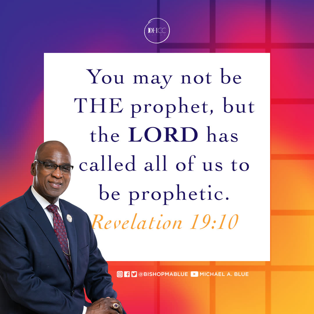 " And I fell at his feet to worship him. And he said unto me, See thou do it not: I am thy fellowservant, and of thy brethren that have the testimony of Jesus: worship God: for the testimony of Jesus is the spirit of prophecy." Revelation 19:10 (KJV)