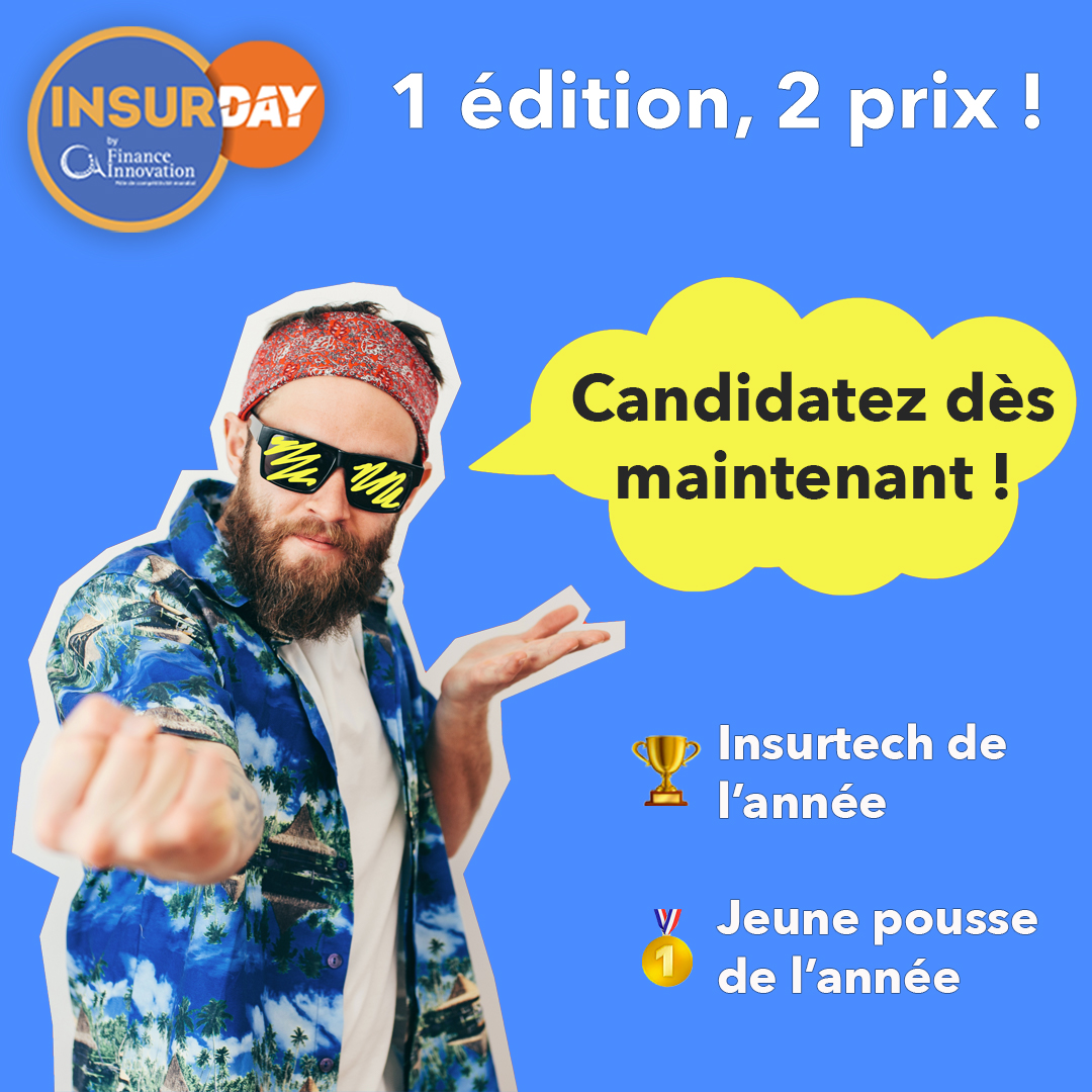 🔥 L’#Insurday by <a href="/financeinnov/">Finance Innovation</a> a vu les choses en grand cette année. Ce n’est ainsi pas un mais DEUX prix qui seront remis !

🏆 Le prix de l’insurtech de l’année
🌱 Le prix de la jeune pousse de l’année

Candidatez vite 👉 buff.ly/3RGHI5A