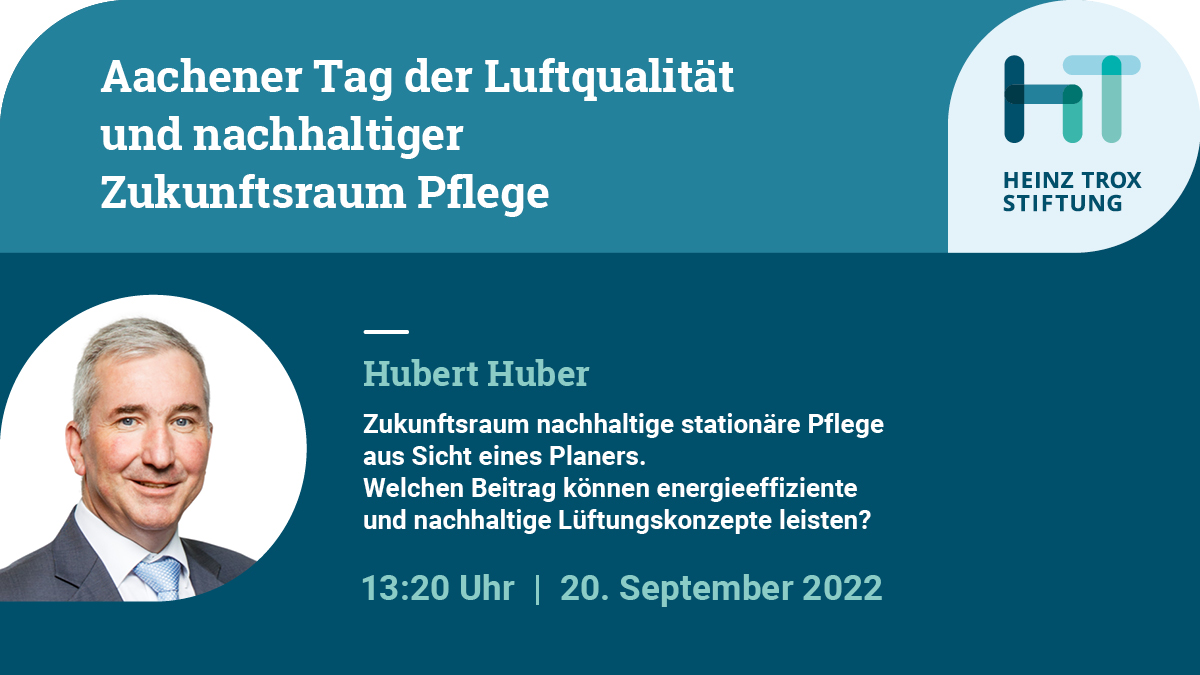 „Technische Möglichkeiten, energieeffiziente Lüftungskonzepte in Seniorenimmobilien und Krankenhäusern nachzurüsten, gibt es genügend, man muss sie nur ausschöpfen.“ 
#ZukunftsraumPflege neu denken.
heinz-trox-foundation.com/zukunftsraum-p…