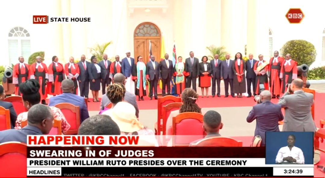 nderitu_kim's tweet photo. President Ruto has fulfilled his pledge to ensure that judiciary is working and has enough capacity to discharge its duty.
#workbegins https://t.co/oeGZKUfA8s