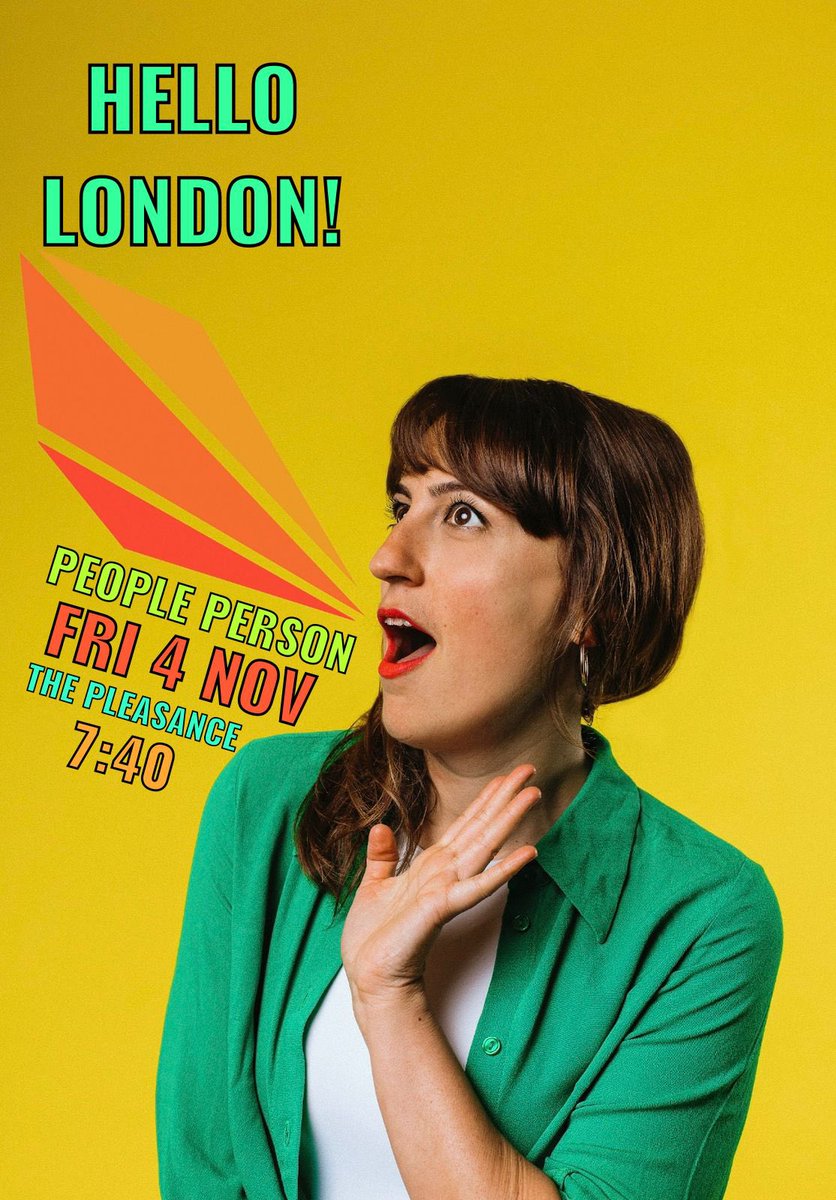 Fresh from Edinburgh! Come join! Fri 4 Nov <a href="/ThePleasance/">Pleasance</a> TIX! ⬇️
pleasance.co.uk/event/jo-griff…