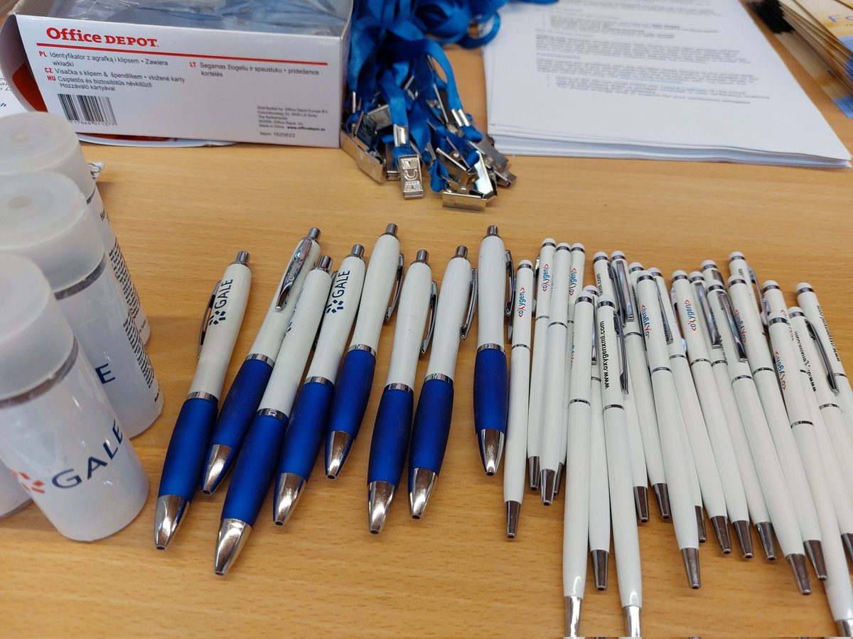TEI Consortium (@teiconsortium) on Twitter photo A great selection of conference goodies at the #TEI2022 registration desk including stickers for <a href="/TEI2022/">TEI 2022</a>, <a href="/TEIconsortium/">TEI Consortium</a>, <a href="/PerformantSoft/">Performant Software </a>, @EEditiones, <a href="/tei_publisher/">TEI Publisher</a> as well as pens from <a href="/oxygenxml/">Oxygen XML Editor</a> and @GaleEMEA and even some hand sanitiser too!
#AcademicTwitter #TEI A great selection of conference goodies at the #TEI2022 registration desk including stickers for <a href="/TEI2022/">TEI 2022</a>, <a href="/TEIconsortium/">TEI Consortium</a>, <a href="/PerformantSoft/">Performant Software </a>, @EEditiones, <a href="/tei_publisher/">TEI Publisher</a> as well as pens from <a href="/oxygenxml/">Oxygen XML Editor</a> and @GaleEMEA and even some hand sanitiser too!
#AcademicTwitter #TEI