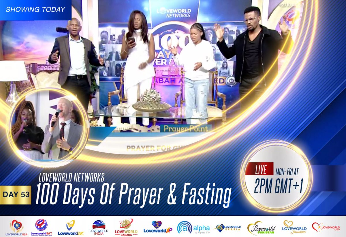 lwsat's tweet photo. πJOIN US FOR DAY 5οΈβ£3οΈβ£ OF THE 100 DAYS OF PRAYER
Prayer is an important aspect of who we are as Christians; itβs our priestly ministry to pray. Join us as we effect change through our prayers today at 3PM GMT+2.Connect live at https://t.co/p1obFEbNU4
#lwsat #100daysofprayer https://t.co/DsQ80wIeAN