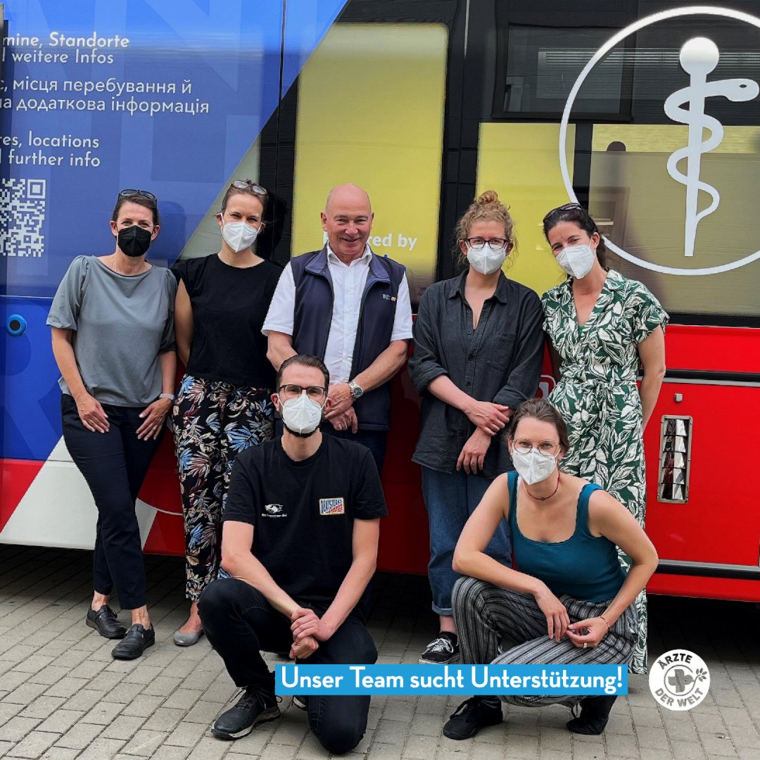 Wir suchen ehrenamtliche Ärzt*innen (m/w/d) in Berlin und Umgebung für unser Kooperationsprojekt Moving.Clinic. Erfahrt mehr unter 👇

 aerztederwelt.org/mitarbeit-und-…