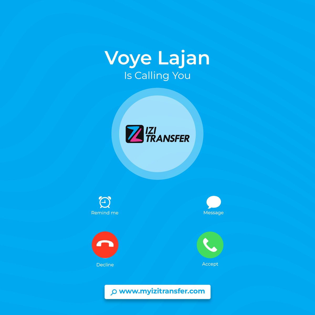 izi_transfer's tweet photo. Pa rate opòtinite pou w voye lajan bay pwòch ou. Ak https://t.co/Dz5aD9Da5c se fyabilite, rapidite ak sekirite. https://t.co/GHm4E0fDvL