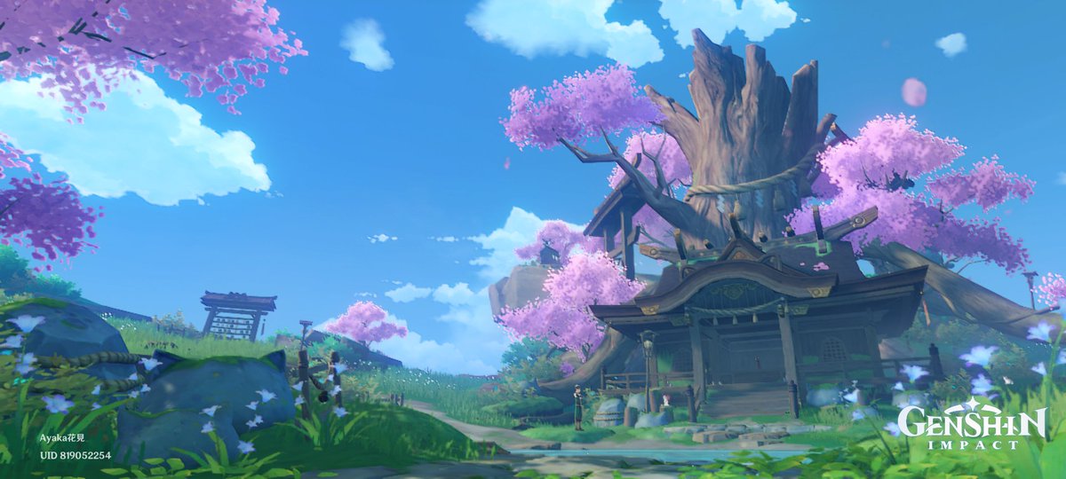 Lahynd_'s tweet photo. I think This Place Looks More beautiful and alive With this Filter...
Some Place on Tsurumi Island are So Beautiful and horribyl terrifying at the same time ngl🤣 
#Genshinlmpact #Genshin_Impact https://t.co/s4b5QkGcxW