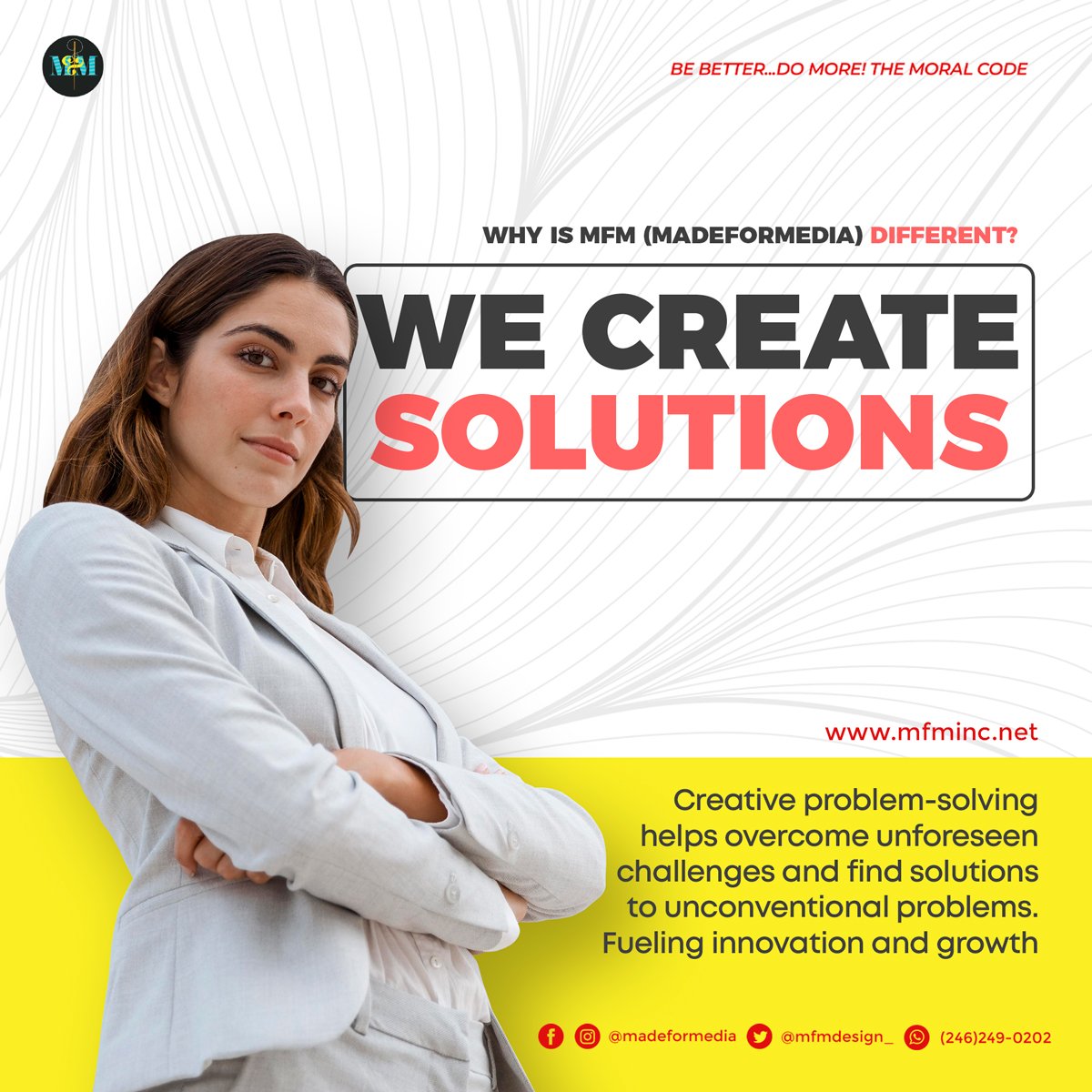 MFMDESIGN_'s tweet image. We thrive on creating brands people want and love. 
We value your time
We crush your deadlines
We create solutions
#design #graphicdesign #projects #madeformedia #share #marketing #digitalmarketing #designfirm #branding