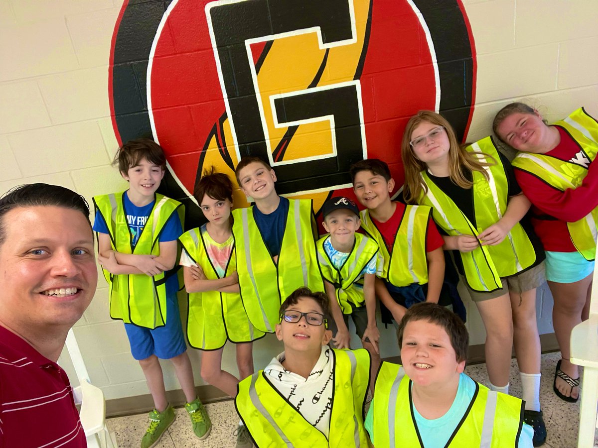 The @gilbert_elem #safetypatrol is ready to serve our Scouts!