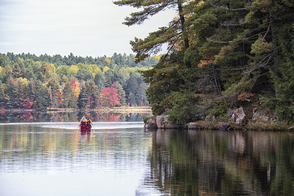 Know your skill level, stay out of rough water, and paddle during daylight hours. More safety tips for fall paddling here: bit.ly/3hXYNrT