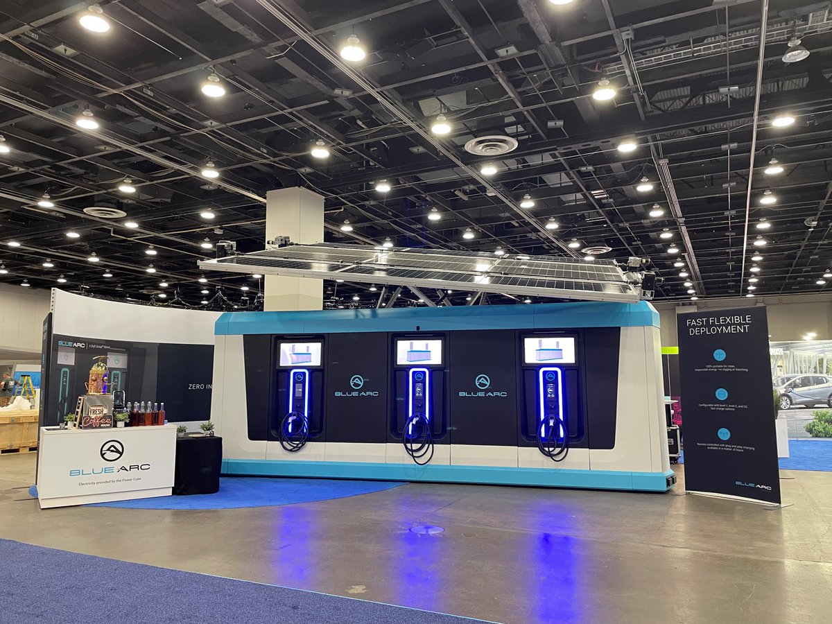 We’re amped up to meet everyone here at the Detroit Auto Show with The Cappuccino Man! Be sure to visit us in P2 and P3 to learn more about Blue Arc™ EV Solutions and grab a cappuccino on us. #DetroitAutoShow2022 #BlueArcEV #ChargeAhead #sustainability
