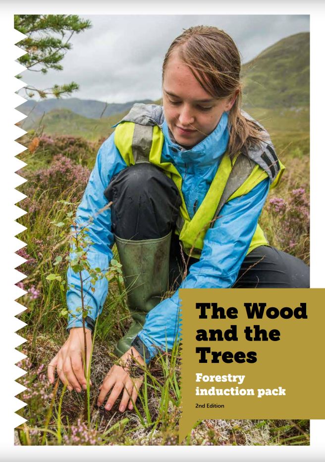 LantraScotland's tweet photo. Lots of fascinating info on #forestry packed into “the #wood and the #trees”, an induction pack for those new to the industry. https://t.co/bjmx1AJjFV https://t.co/0o621K74BY