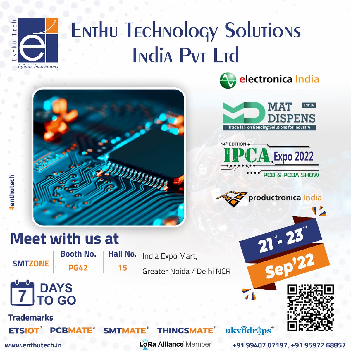 enthutechnology's tweet photo. Technology enables us to work every minute of every day from any place on the planet.
#enthutech #embeddedtech #iotgateway #electronicaindia #electronicsexpo #expo2022 #bondingsolutions #bonding #matdispens #productronicaindia #acceleratingsustainabilitytogether #innovation https://t.co/xTO4b9YiyN