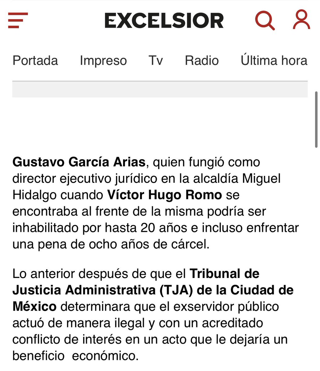 <a href="/GustavoGarciaMH/">Gustavo García Arias</a> Te recomiendo dejar de aventar tanta piedra, corrupto.