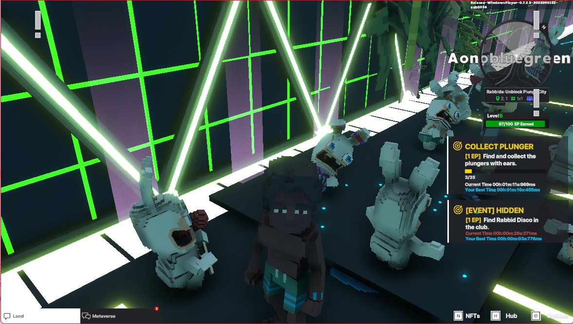 hobo0002's tweet photo. @TheSandboxGame @RabbidsOfficial I just participated in the #SandboxAlphaS3Giveaway for a chance to win 500 SAND! Found the Disco Rabbid, check out my screenshot below!
👇 https://t.co/UTpTWiQvmp