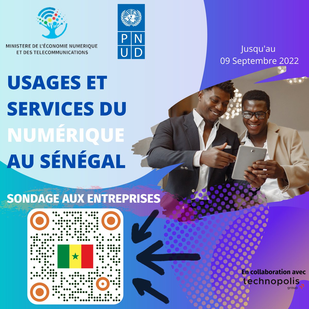 📢Sondage sur le #digital au #Senegal 🇸🇳
Avez-vous une #startup ou une entreprise axée sur le numérique ?

Participez en cliquant sur lien 
➡️fr.surveymonkey.com/r/EntreprisesN…

#tech #innovation #technews #kebetu #Dakar #agritech #greentech