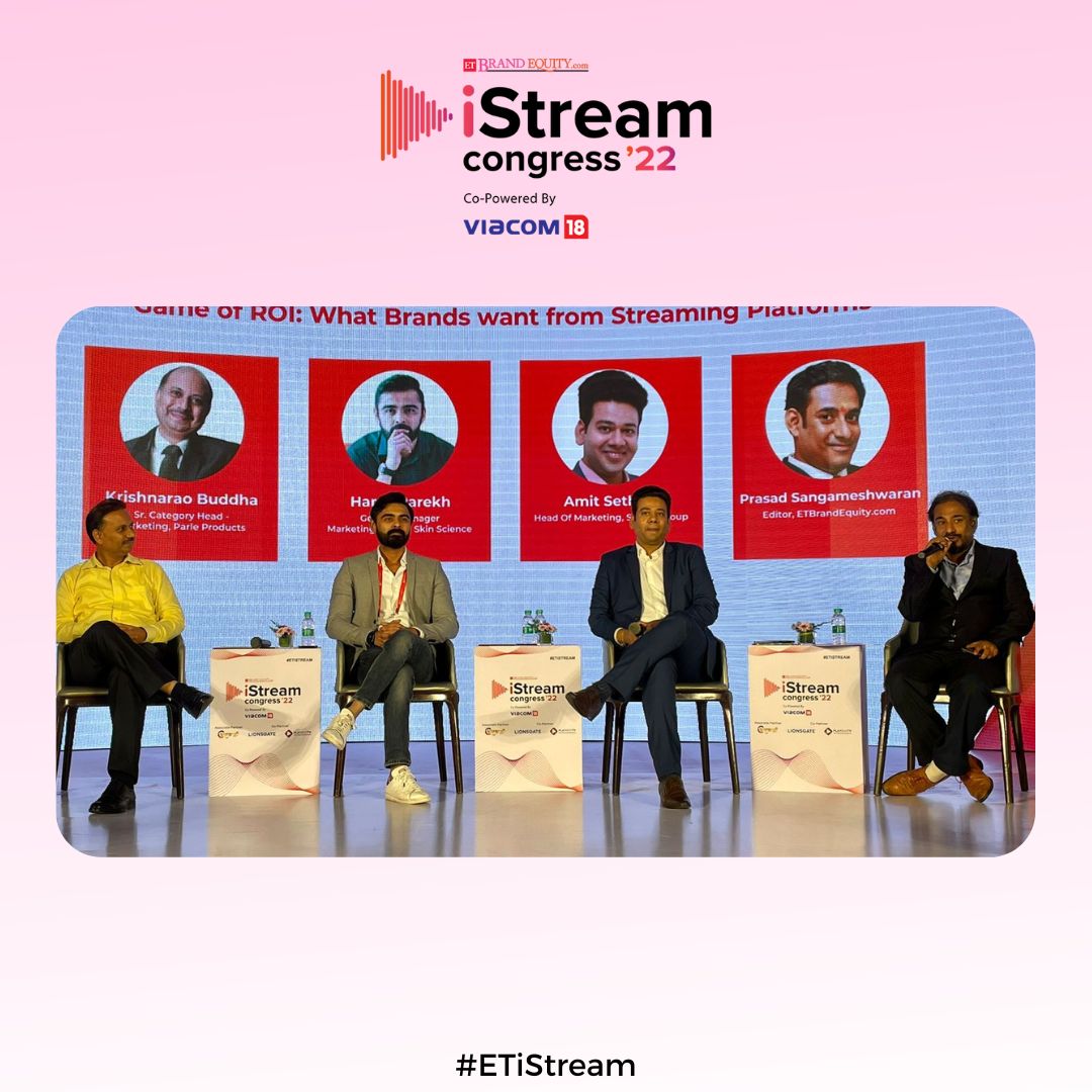 ETBrandEquity's tweet photo. Game of ROI: What brands want from Streaming Platforms?
Let's plunge into this interesting topic with the experts - @KrishnaaBuddhaa, @ParleFamily, Harsh Parekh, @WOWSkinScience, @sethiya_amit, @SyskaWorld &amp; @alertprasad, https://t.co/XE7Dk9H1gX
#ETiStream

#videostreaming #OTT https://t.co/xfa6JAnKsr