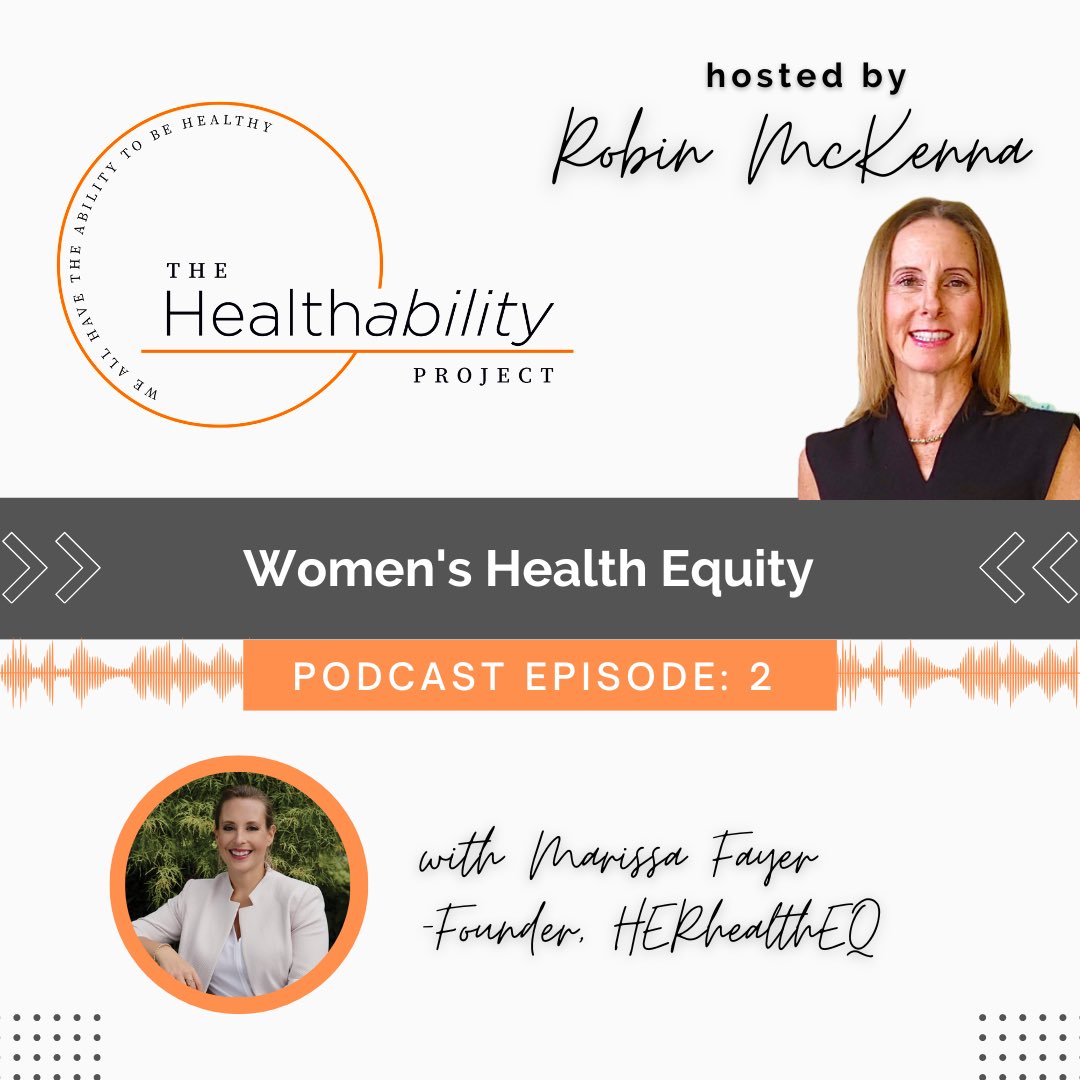 Our CEO <a href="/MKFayer/">Marissa Fayer</a> was interviewed on The Healthability Project podcast this week! Listen to her episode here: open.spotify.com/episode/0Mu92T…