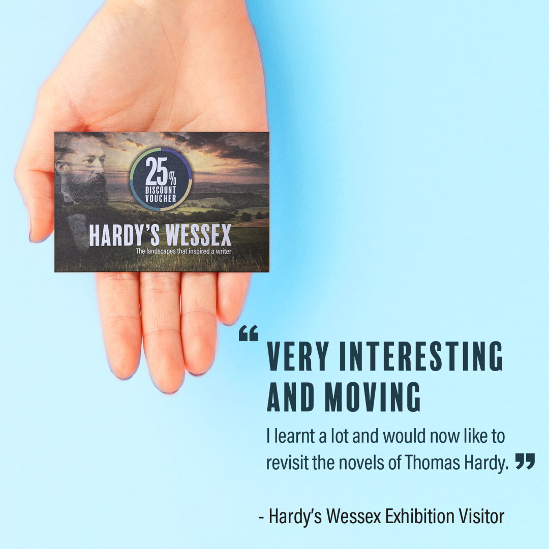 Have your loyalty card stamped when you visit each Hardy’s Wessex exhibition - at Poole Museum, @DorsetMuseum , @SalisburyMuseum and @WiltshireMuseum . Once complete collect your exclusive greeting card designed by local illustrator and printmaker Robin Mackenzie!