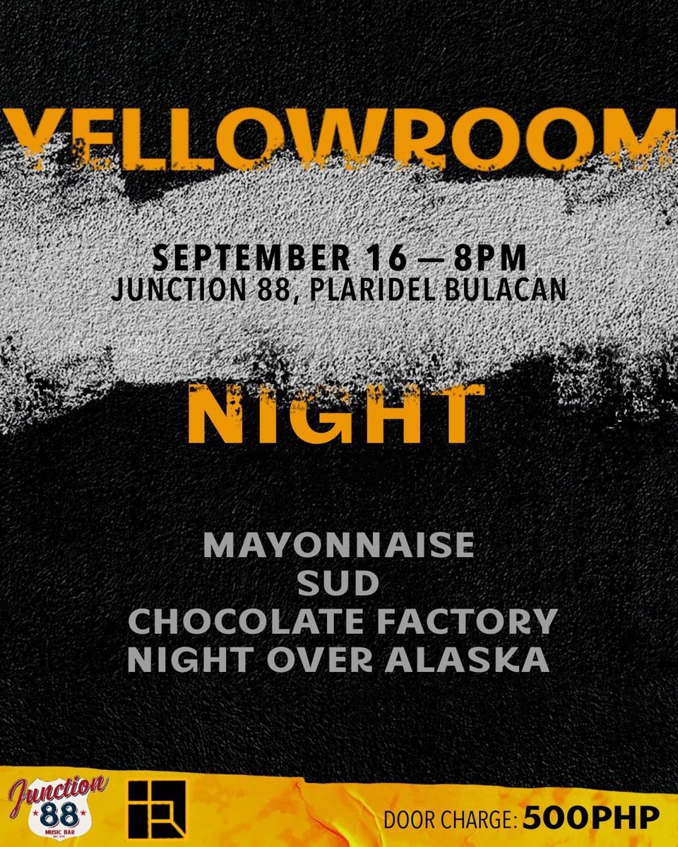 #mayonnaiseworldwide (@mayonnaisemusic) on Twitter photo Takits sa Junction 88 Plaridel Bulacan this Friday kasama ang Chocolate Factory, Sud, at Night Over Alaska! Takits sa Junction 88 Plaridel Bulacan this Friday kasama ang Chocolate Factory, Sud, at Night Over Alaska!