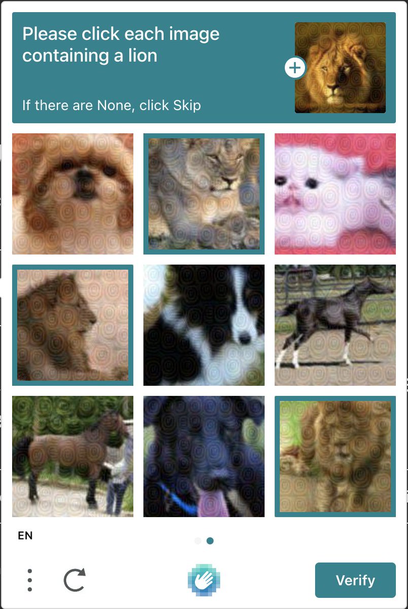 Finally! Something to verify my humanity other than a train, plane, or car. The Shih Tzu was a strong contender though