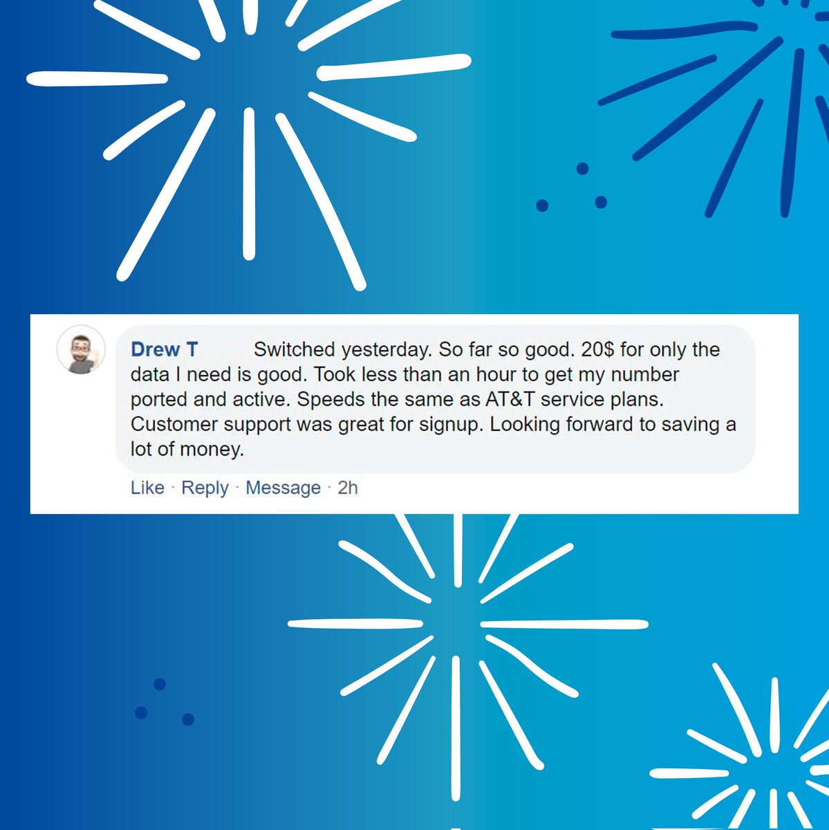 We're happy to have you Drew! 💙