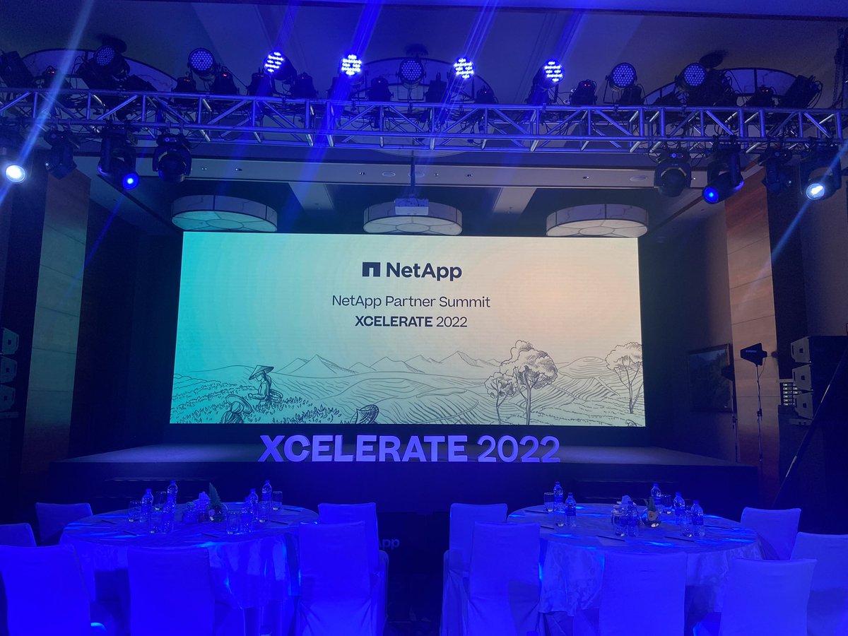 samsonissac's tweet photo. Welcome partners to #NetAppXcelerate2022 @TajChiaKutir https://t.co/x4xCmQAAy5