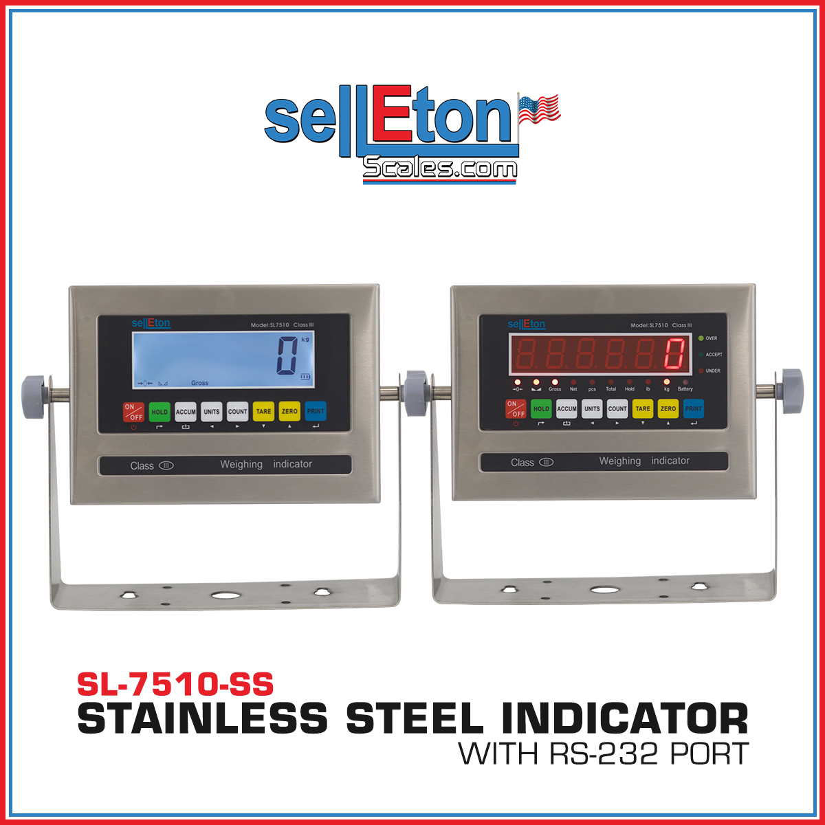 SelletonScales's tweet photo. 🔍SellEton SL-7510-SS Stainless Steel Indicator with RS-232 port (Optional Battery, 4-20 MA or 0-5v Relay)
⭕https://t.co/vVtL8VWT7E
#SellEtonScales #SellEtonAccessories #SellEtonIndicator #SL7510 #Weighing https://t.co/IO4I3FQvpR