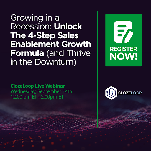 ClozeLoop's tweet photo. Happening soon 🔥 Learn the actions you need to be taking right now to fill your top of funnel &amp; drive team performance and development.

It’s time to get tactical, see you soon! https://t.co/KRoUXyxIin

#SalesEnablement #SalesLeaders  #SalesMasterClass #SalesWebinar https://t.co/I0RIsjbSpo