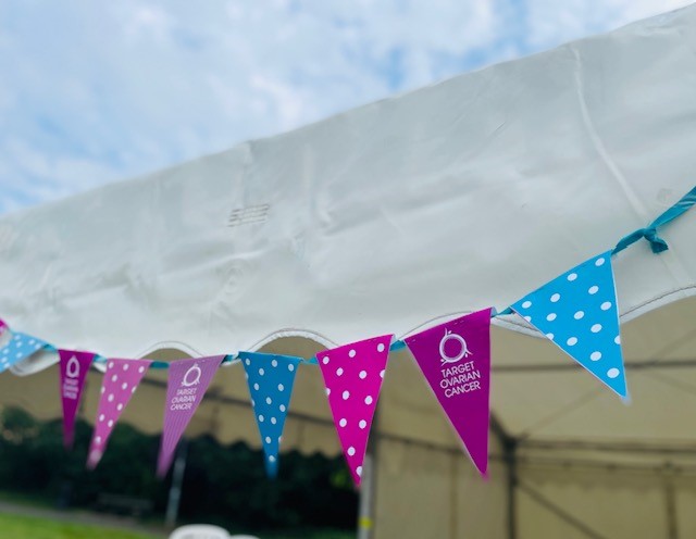 A family affair on Sunday, all 4 of us working to erect a 6m x 9m marquee for a charity event in St Ives <a href="/TargetOvarian/">Target Ovarian Cancer</a>
