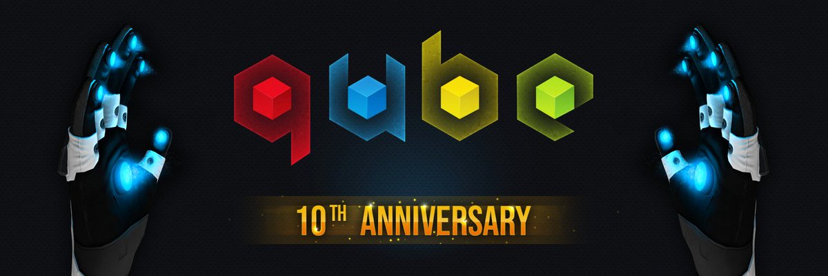 qubegame's tweet photo. Q.U.B.E. 10th Anniversary is out now!

https://t.co/AmCUZYsC06

#QUBEGame #VideoGames #Steam #SteamGames https://t.co/8SqYvg6Qo9